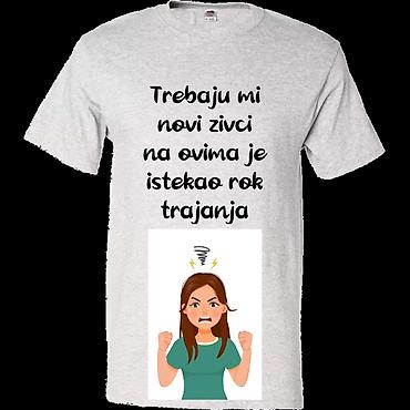 Majice kratkih rukava: Majice sa duhovitim natpisima i ilustracijama - Tip: pamučne T-shirt — 4
