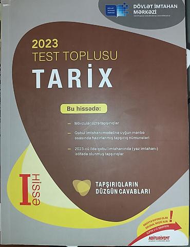Testlər: Azərbaycan Tarixi Testlər 11-ci sinif, DİM, 1-ci hissə, 2023 il — 1