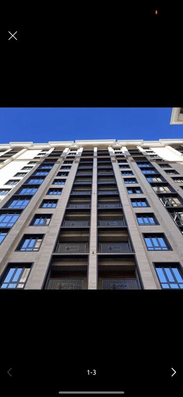 1 комнатная квартира на сутки в оше: 2 комнаты, 78 м², Элитка, 12 этаж, ПСО (под самоотделку)