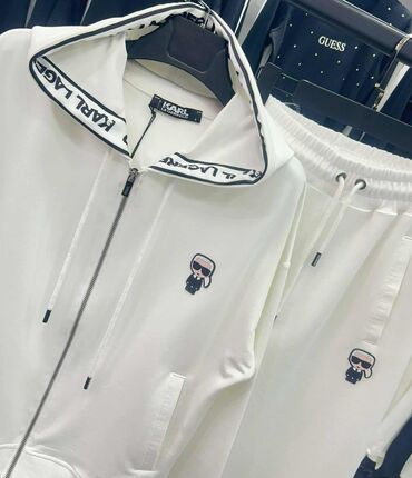 Gornji i donji deo: Karl Lagerfeld komplet trenerke – original model - Gornji deo: duks — 4