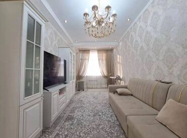 долгосрочная аренда квартир аламедин: 3 комнаты, 78 м², Элитка, 1 этаж, Евроремонт