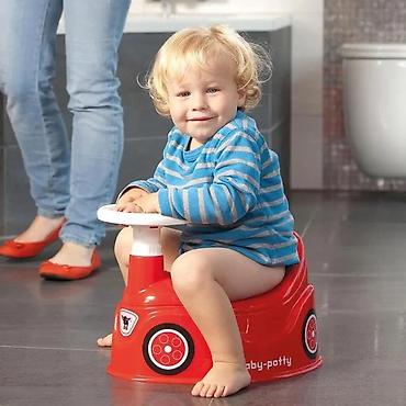 Ostali dečiji nameštaj: BIG Baby Potty – noša u obliku autića, crvena - Zabavan dizajn sa — 2