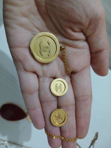 Bijuteriya dəstləri: 3 lü sep ipekyol uzun rəngli daşlı sep ipekyol channel dəst (rəngi — 7