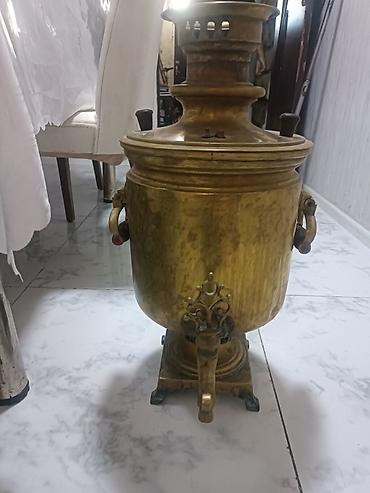 Bahalid vacib die lazmdi satram Antik pirinç samovar - Material