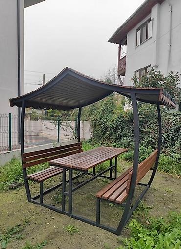 son zeng dekor: (-070-879-88-41-Whatsap veya zeng-)Metall karkaslı, taxta oturacaqlı — 6