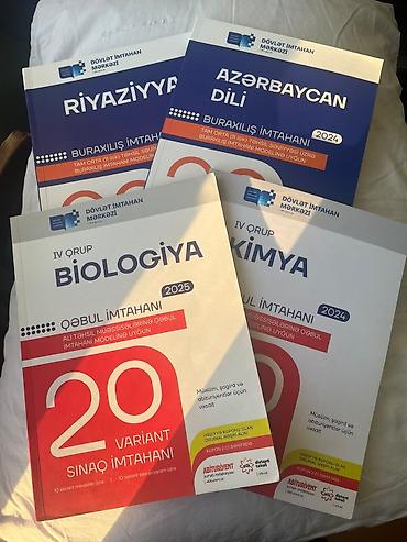 Testlər: Buraxılış və qəbul imtahanlarına hazırlıq üçün kitablar dəsti satılır — 2