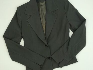 szara marynarka damska h: Women's blazer, size S (EU 36)