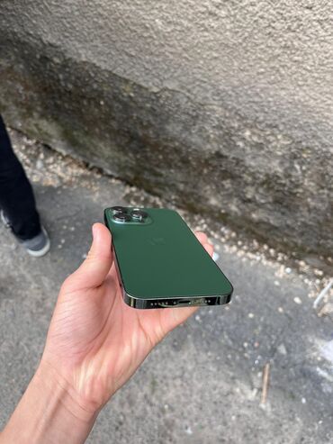 Apple iPhone: IPhone 13 Pro, Б/у, 128 ГБ, Alpine Green, Чехол, 79 %
