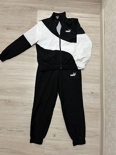 штаны пума: Мужской спортивный костюм, L, Puma, Б/у, цвет - Черный, Самовывоз, Платная доставка — 2