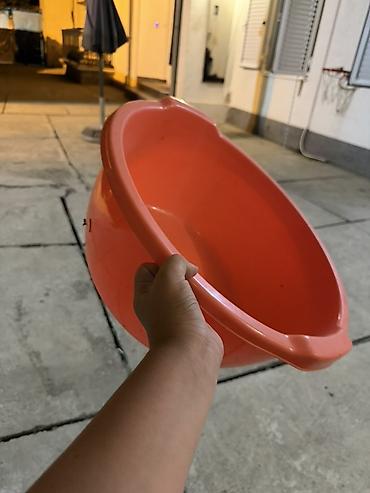 posuda za secka: Plastična vangla/posuda za domaćinstvo – narandžasta - Materijal — 3