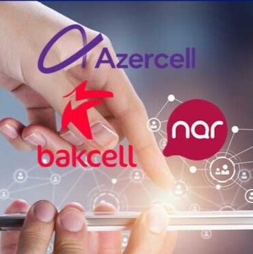 Xidmətlər: Azercell, Bakcell və Nar nömrənizə sürətli mobil internet və danışıq