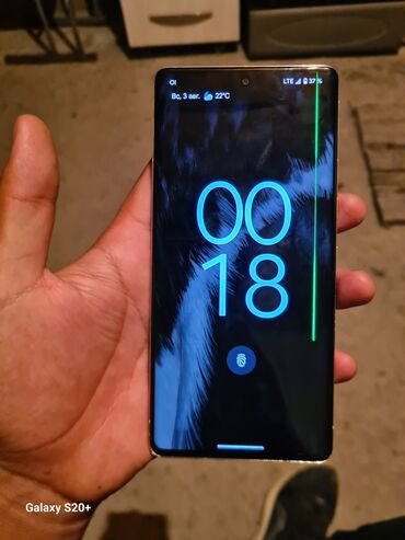 не рабочий телефоны: Google Pixel 7 Pro, Колдонулган, 128 ГБ, түсү - Жашыл, 1 SIM, eSIM