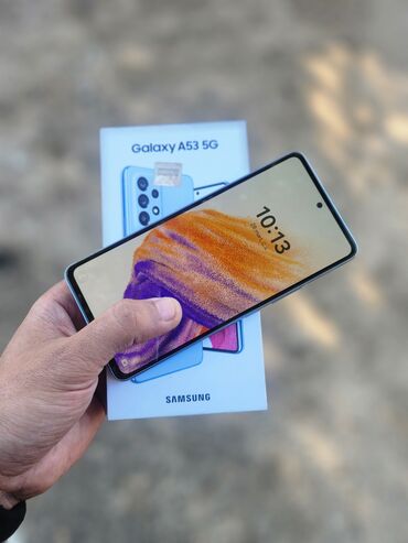 samsung a500: Samsung Galaxy A53 5G, 128 ГБ, цвет - Бежевый, Отпечаток пальца, Face ID