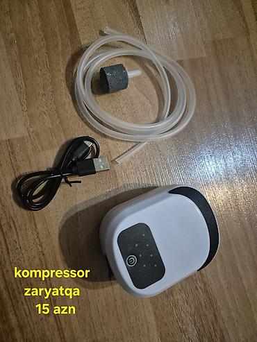 kompressor akvarium: Akvaryum üçün hava kompressorları və aksesuarlar - İki çıxışlı — 4