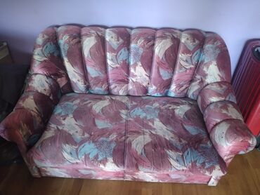 garderoberi za hodnik: Two-seat sofas, Textile, color - Multicolored, Used