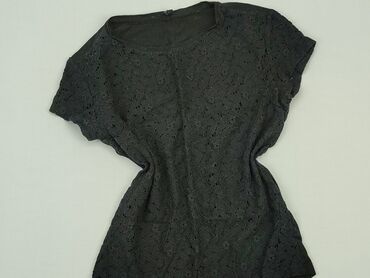 czarne bluzki z brokatem: Сорочка жіноча, SinSay, XS, стан - Хороший