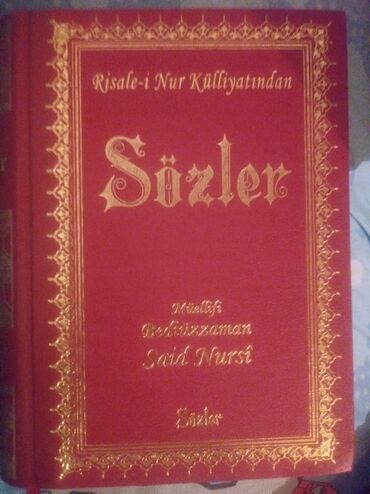 türk kitab: Risale-i nur külliyatından sözlər kitabı Təzədi işlənmiyib türk