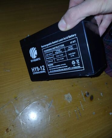 электро мотоцикл: HY-HUANYU HY9-12 qurğuşun-turşulu, möhürlənmiş, doldurula bilən