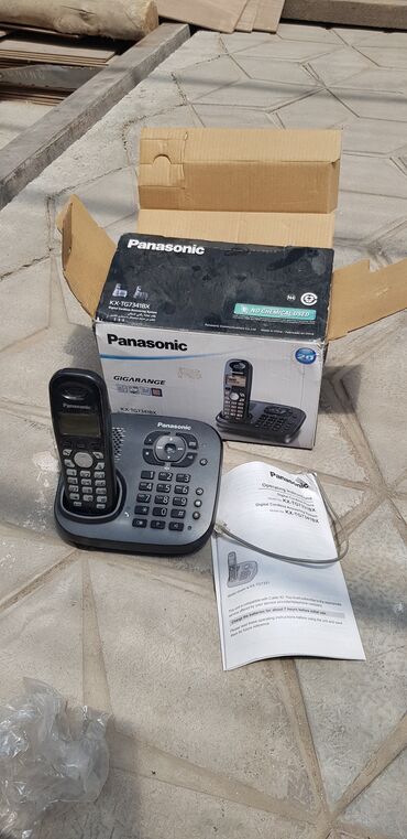 288 объявлений | lalafo.kg: Продаю б/у телефонный аппарат Panasonic KX-TG7341BX. НЕ РАБОТАЕТ