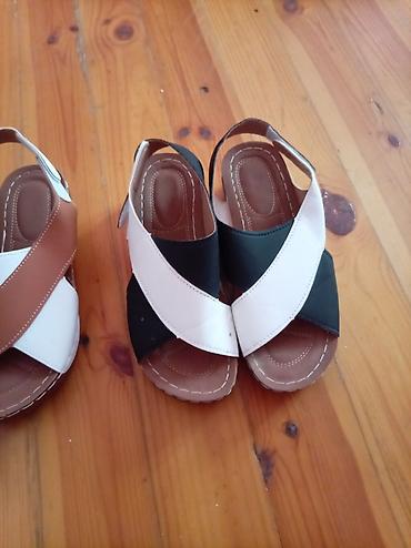 step platforma: Qadın sandaleti – rahat gündəlik model - Üst hissə: enli çarpaz — 3
