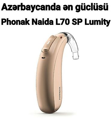 Слуховые аппараты: TƏCİLİ SATİLİR Phonak Naïda L70 SP (Lumity)(platforması) 20 Klapanli — 1