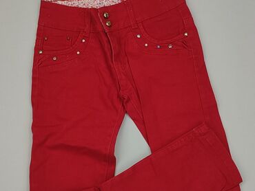 Jeansowe: Spodnie jeansowe, 10 lat, 140, stan - Dobry