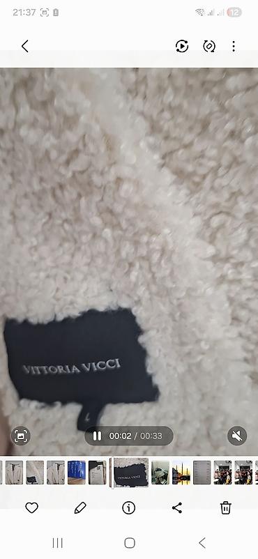 Пальто: Пальто Vittoria Vicci, арт. 1-22-2-0-0-7447 - Цвет: молочный (02) - — 9