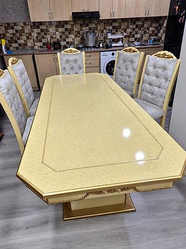 Masa dəsti satılır – 350₼. Ünvan: Zabrat 21. Fatimə99 - 8 oturacaqlı lalafo.az -da Masa dəsti satılır – 350₼. Ünvan: Zabrat 21. Fatimə99 - 8 oturacaqlı