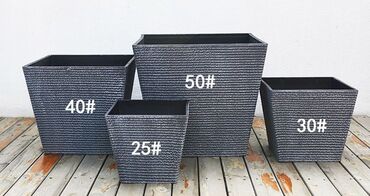 Горшки для растений: Продаю кашпо стильно, модно и креативно. в трёх цветах, отличного — 10