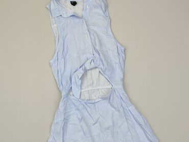 biała sukienka w kropki: Sukienka H&M, S (EU 36), stan - Dobry
