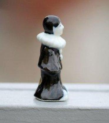 Figure: Porcelanski \"Pierrot\"" 55 mm - ITT raritet! Kolekcionarska pr — 7