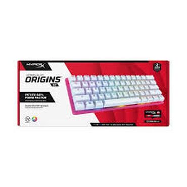 60 клавиатура: ПродаюHyperX Alloy Origins 60 RGB Mechanical Gaming Keyboard - Pink