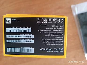 poco m6 8 256: Poco M6, rəng - Bənövşəyi, Barmaq izi — 7