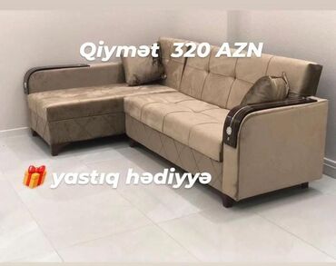 mebel ikinci əl: Künc divan, Yeni, Açılan, Bazalı, Parça, Şəhərdaxili pulsuz çatdırılma