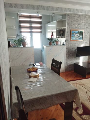 Uzunmüddətli kirayə mənzillər: 2 otaqlı mənzil – studiya tipli planlama - Geniş işıqlı zal və yemək — 4