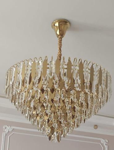 İşıqlandırma: Çılçıraq, 10 və daha çox lampa, Metal — 1
