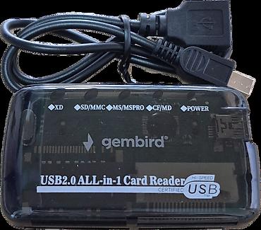 Citac svih tipova memorijskih kartica FD2-ALLIN1-BLK Gembird, USB