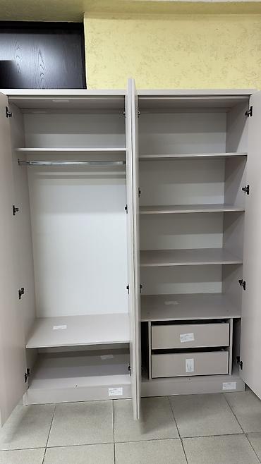 Спальные гарнитуры: Спальный гарнитур, Новый, Двуспальная кровать, Шкаф, Комод, ДСП, Бесплатная доставка, цвет - Серый — 22