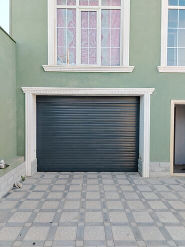 Həyət darvazaları: Dəmir Həyət darvazası, Jalüz, Avtomatik, Qapı ilə, rəng - Boz — 6