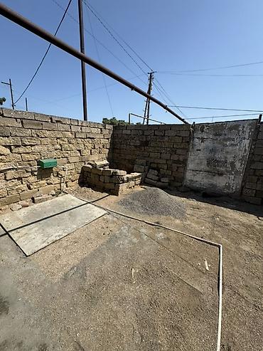mərdəkan ev: Həyətyanı sahəsi olan kiçik həyət evi - Daş hasarlı bağ sahəsi — 2