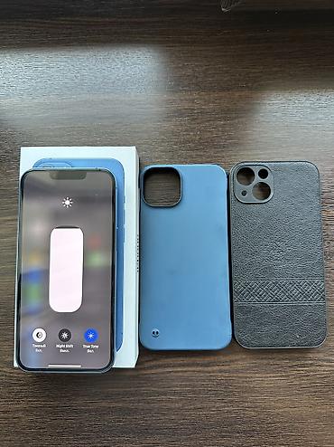Apple iPhone: IPhone 13, Б/у, 256 ГБ, Синий, Защитное стекло, Чехол, Кабель, 766 % — 2