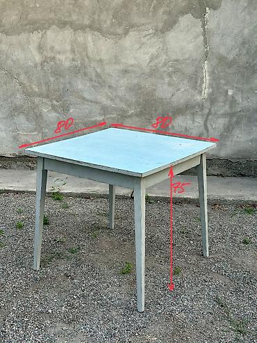 зеркало настольные: Кухонный стол, Б/у, Прямоугольный, Раскладной — 2