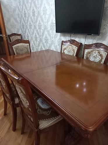 Digər mebel: RumiMasa desti 6 stulnan 300₼ Masa acilib bukulur .Unvan Xalqlar — 1
