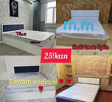 tek taxtlar: İkinəfərlik, Bazalı, Pulsuz matras, Siyirməsiz, Rusiya, Sadə laminat — 1