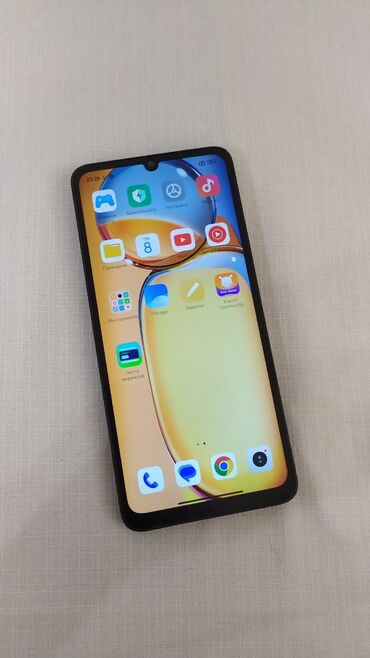 режим 7 телефон: Redmi, Redmi 13C, Б/у, 128 ГБ, цвет - Черный, 2 SIM