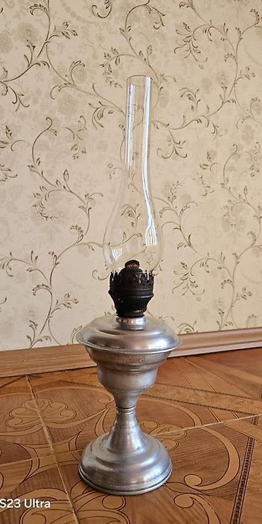 керосиновая лампа: Məhsul: klassik kerosin lampası Təsvir: - Material: metal gövdə və — 3