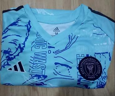 Kişi geyimləri: Futbolka, Adidas, M, rəng - Mavi — 4