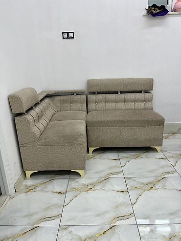 Künc divan dəsti - Modern L formalı dizayn: iki hissədən ibarət künc