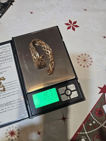 Boyunbağılar: Qızılı rəngli çoxsıralı zəncir/kolye - Material: metal ərintisi — 8