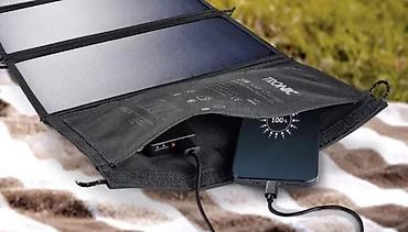 Eksterne baterije: CRIVIT preklopni solarni punjač – 21 W - Brzo i efikasno punjenje — 1